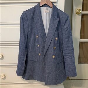Ann Taylor Loft Linen Blazer